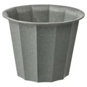 IKEA BUSKVERK 4-Pack Gray Plant Pots for Indoor and Outdoor Greenery